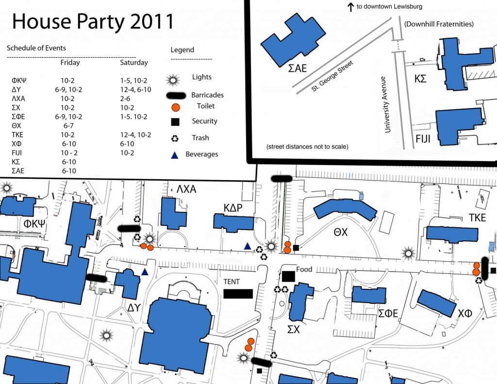 House Party Map